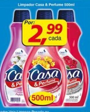 Supermercados Guanabara Limpador Casa & Perfume 500ml oferta