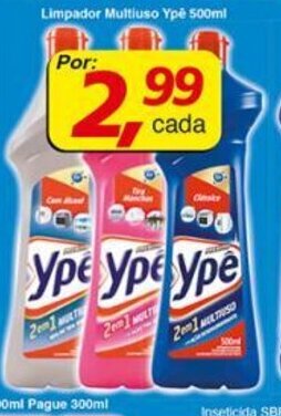 Supermercados Guanabara Limpador Multiuso Ype 500ml oferta