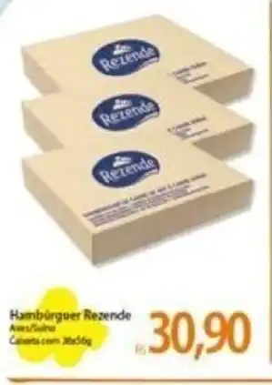 Atacadão Hamburguer Rezende 36x56g oferta