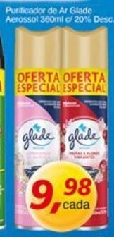 Supermercados Guanabara Purificador de Ar Glade Aerossol 360ml c/ 20% Desc, oferta