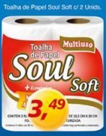 Supermercados Guanabara Toalha de Papel, Soul Soft c/2 unids oferta
