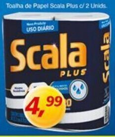Supermercados Guanabara Toalha de Papel Scala Plus c/2 unids. oferta