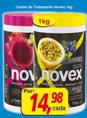 Supermercados Guanabara Creme de Tratamento Novex 1kg oferta
