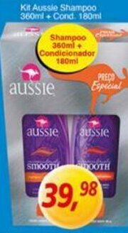 Supermercados Guanabara Kit Aussie Shampoo 360ml + Cond. 180ml oferta