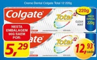 Supermercados Guanabara Creme Dental Colgate Total 12 90g oferta