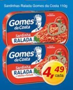 Sardinhas Ralada Gomes da Costa 110g