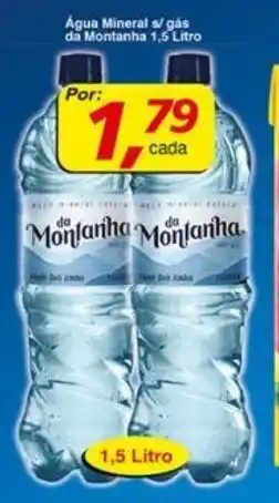 Água Mineral s/ gas da Montanha 1.5:
