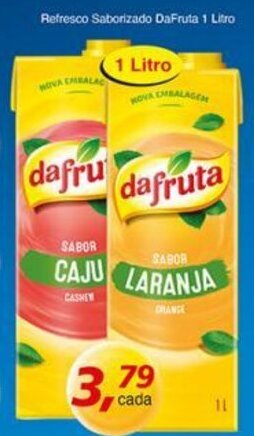 Supermercados Guanabara Refresco Saborizado DaFruta 1L oferta