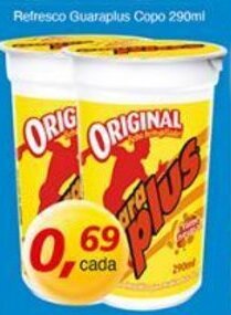 Supermercados Guanabara Refresco Guaraplus Copo 290ml oferta