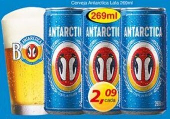 Supermercados Guanabara Cerveja Antarctica Lata 269ml oferta