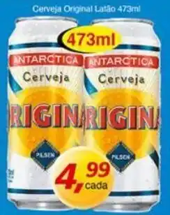 Supermercados Guanabara Cerveja Original lata 473ml oferta