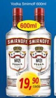 Supermercados Guanabara Vodka Smirnoff 600ml oferta