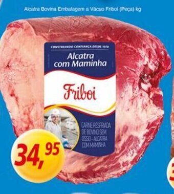 Supermercados Guanabara Alcatra Bovina Embalagem a vacuo Friboi peca 1kg oferta