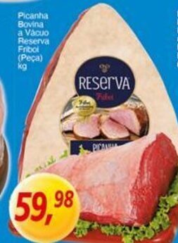 Supermercados Guanabara Picanha Bovina A vacuo Reserva Friboi 1kg oferta