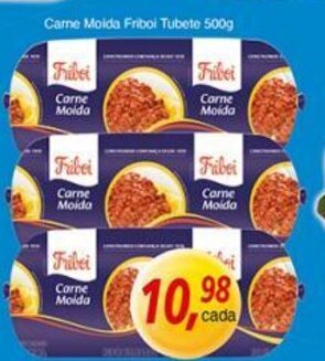 Supermercados Guanabara Carne Moida Friboi Tubete 500g oferta