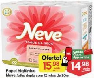 Supermercados Princesa Papel higiênico neve oferta