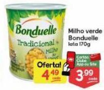 Milho verde bonduelle lata 170g