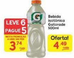 Bebida isotônica gatorade 500ml