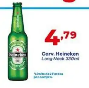Barracão Supermercado Cerveja Heineken Long Neck 330ml oferta