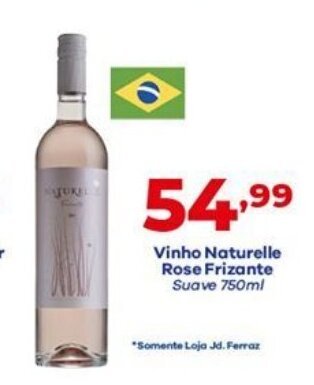 Vinho Naturalle Rose Frizante 750ml