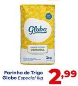 Barracão Supermercado Farinha de Trigo Globo 1kg oferta