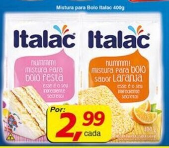 Supermercados Guanabara Mistura para Bolo Italac 400g oferta