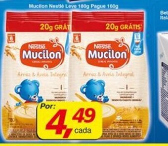 Supermercados Guanabara Mucilon Nestlé Leve 180g pague 160g oferta