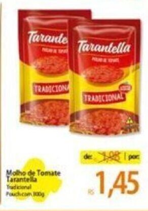 Atacadão Molho de Tomate Tarantella 300g oferta