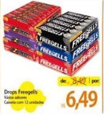 Atacadão Drops Freegells 12 unidades oferta