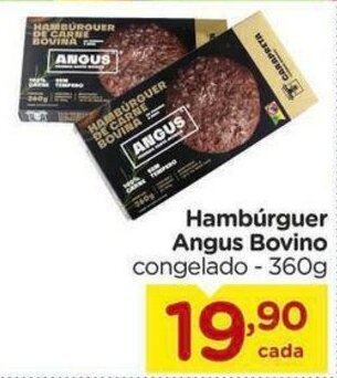 Carrefour Hamburguer Angus Bovino 360g oferta