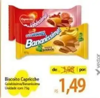 Atacadão Biscoito Capriche 75g oferta
