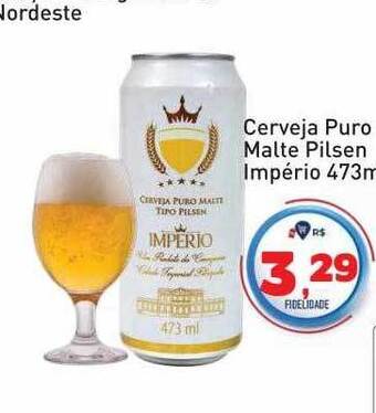Tonin Superatacado Cerveja puro malte pilsen império oferta