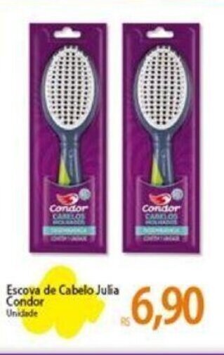 Atacadão Escova de Cabelo Julia Condor unidade oferta