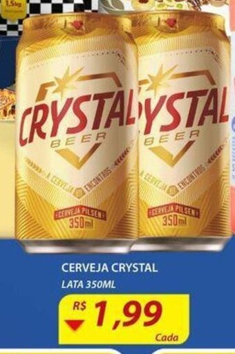 Assaí Atacadista Cerveja Crystal 350ml Lata oferta