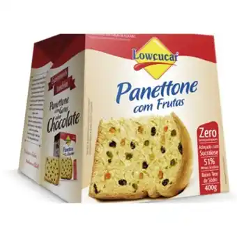 Panettone com frutas zero açúcar lowcucar 400g