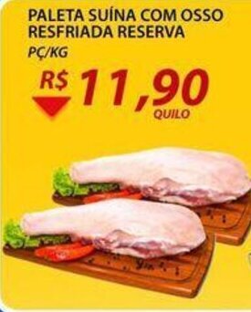 Paleta Suina com osso Resfriada Reserva