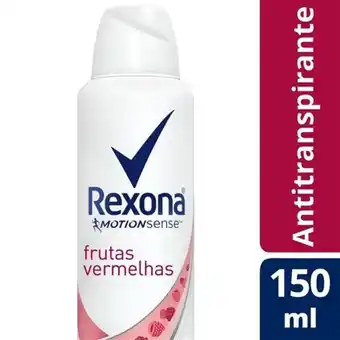 Desodorante rexona frutas vermelhas aerosol 150ml