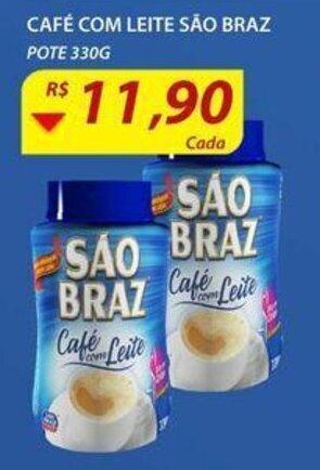 Assaí Atacadista Café com leite São Braz 330g oferta