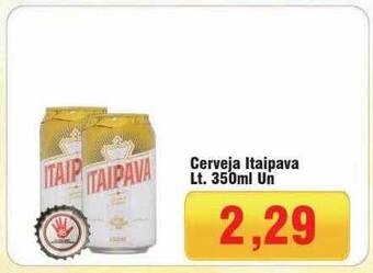 Spani Atacadista Cerveja itaipava lt. oferta