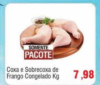 Spani Atacadista Coxa e sobrecoxa de frango congelado kg oferta
