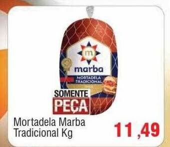 Spani Atacadista Mortadela marba tradicional kg oferta