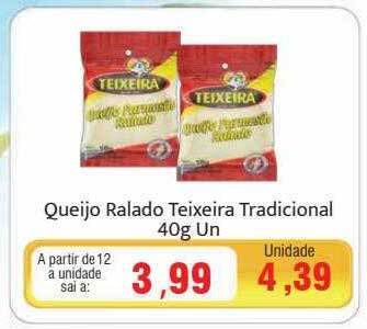 Spani Atacadista Queijo ralado teixeira tradicional oferta