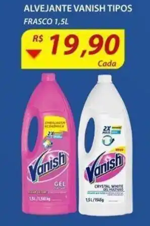Assaí Atacadista Alvejante Vanish Tipos 1.5L oferta