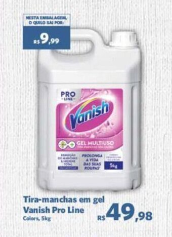 Sam's Club Tira Manchas em Gel Vanish Pro Line 5kg oferta