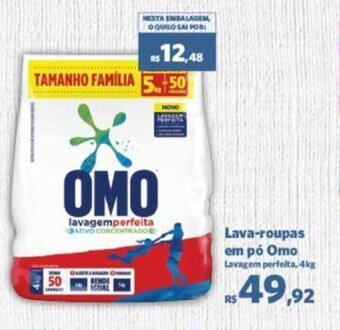 Lava roupas em pó Omo 4kg
