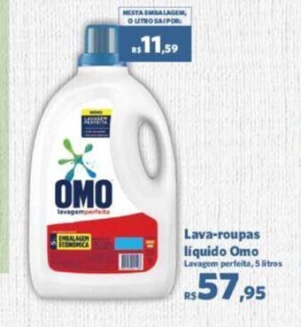 Sam's Club Lava roupas Liquido Omo 5L oferta