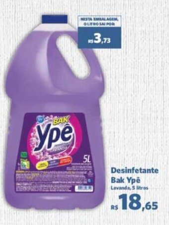 Sam's Club Desinfetante Bak Ypê 5L oferta