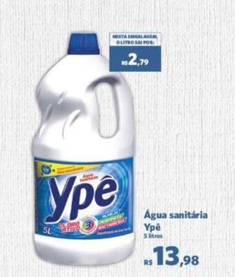 Sam's Club Água Sanitaria Ypê 5L oferta