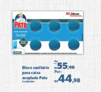 Sam's Club Bloco Sanitario para caixa Acoplada Pato 6 unidades oferta