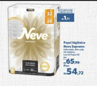 Sam's Club Papel Higiénico Neve Supreme oferta